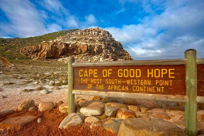 Cap de Bonne Espérance en Afrique du Sud
