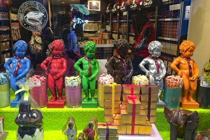 Manneken Pis à Bruxelles en Belgique