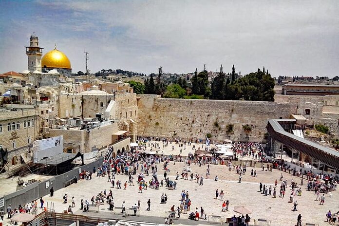 Mur des lamentations à Jérusalem en Israël