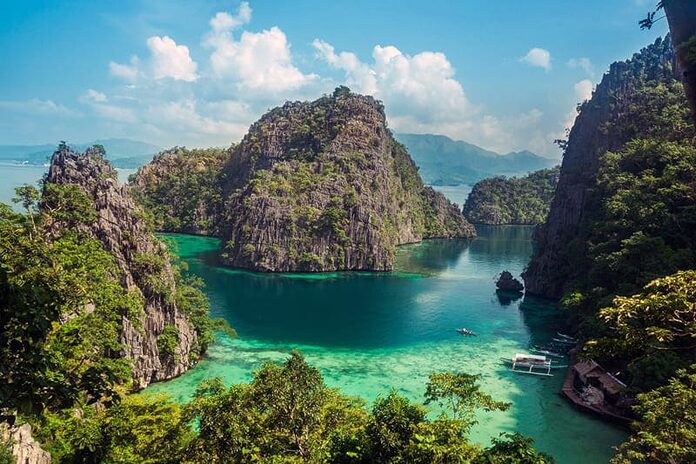 Ile de Palawan aux Philippines