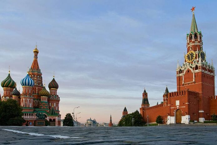 Place Rouge à Moscou en Russie