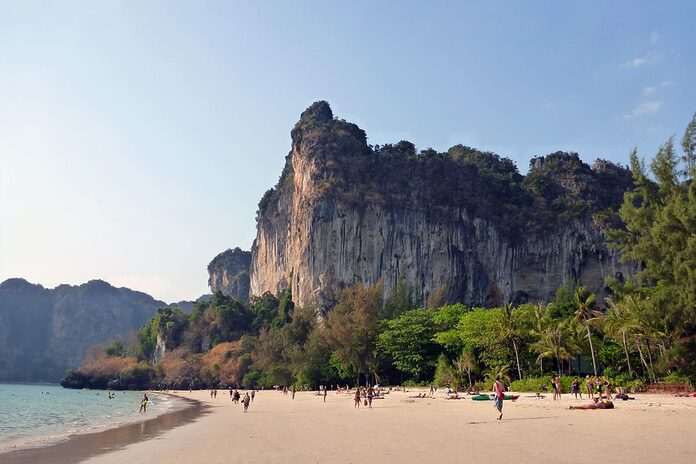 Plage de Railay Beach en Thaïlande