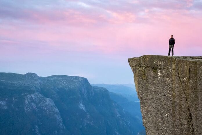 Preikestole en Norvège