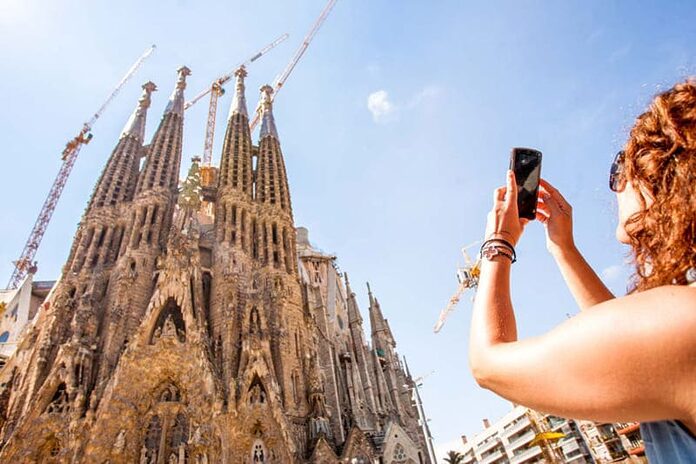 Sagrada Família à Barcelone en Catalogne