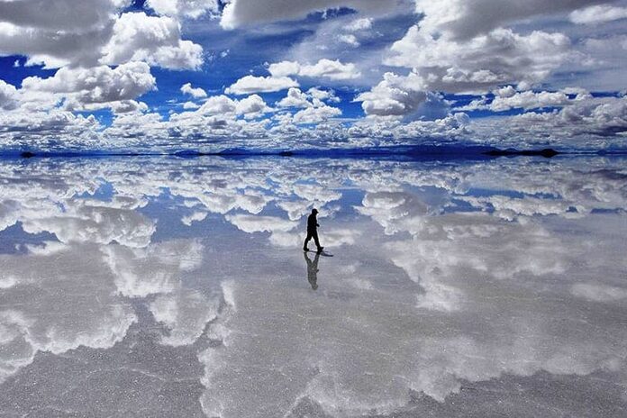 Salar d'Uyuni en Bolivie