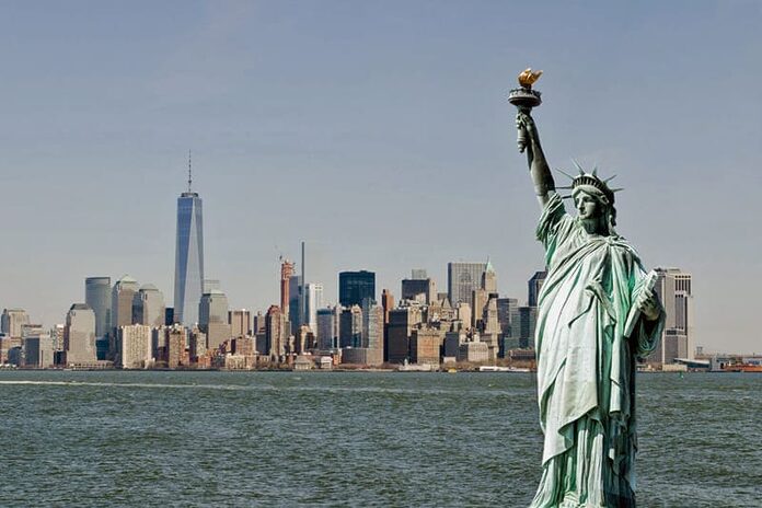 Statue de la Liberté à New York aux USA Etats-Unis